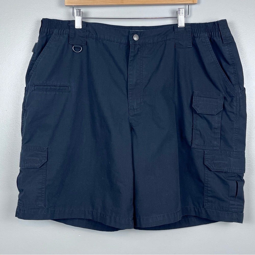 5.11 Tactical Men's Taclite 9.5" Pro Black Ripstop Cargo Shorts Size 42; EDC